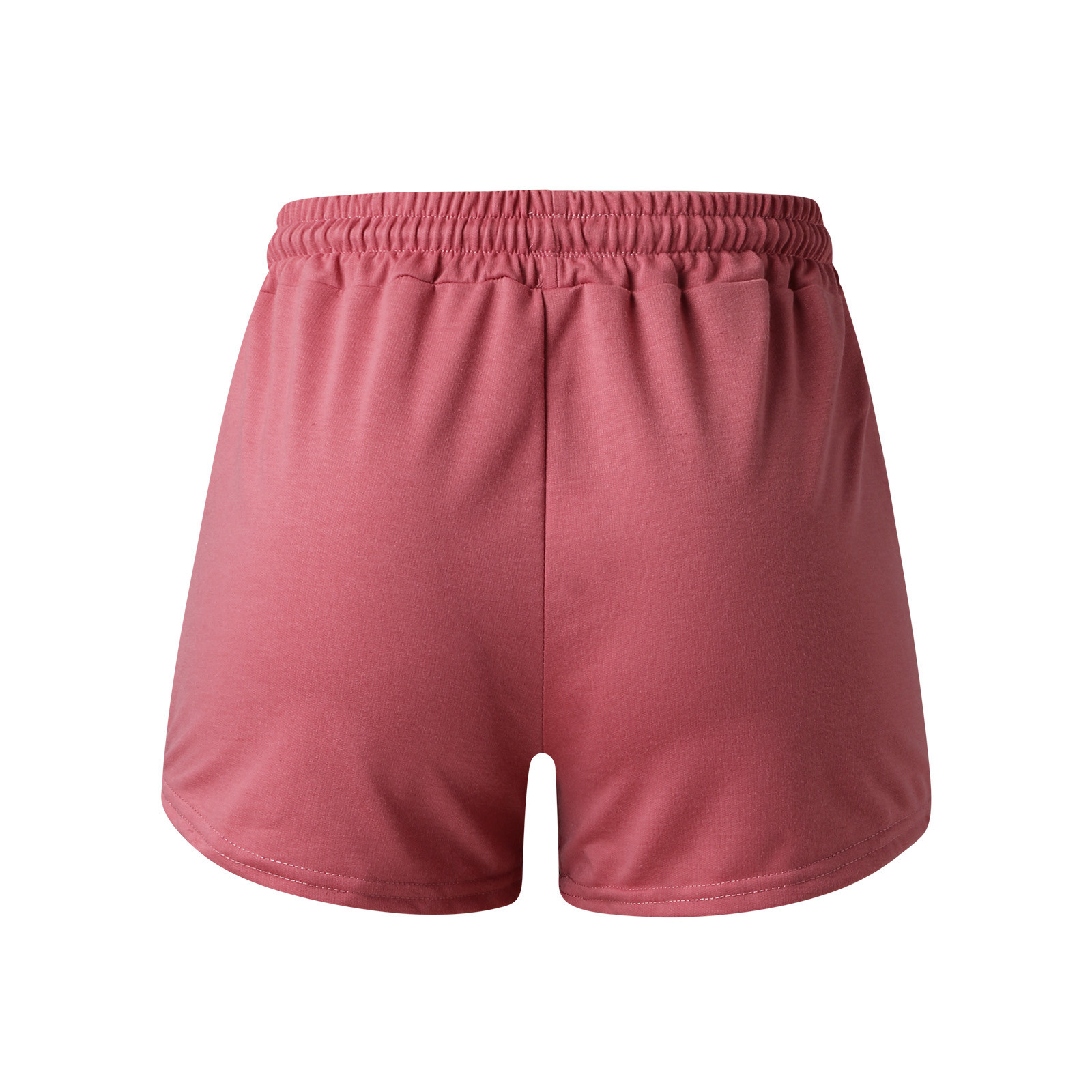 thumbnail image 5 of Pantalones cortos informales de verano para mujer para hacer ejercicio: cintura elástica con cordón, bolsillos, poliéster transpirable, corte holgado, para senderismo y yoga, tallas S-XXL, contorno, 5 of 8